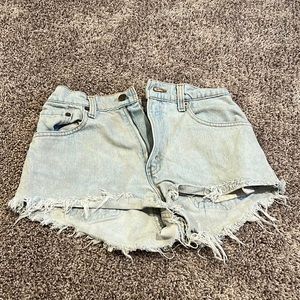 Levi denim shorts
